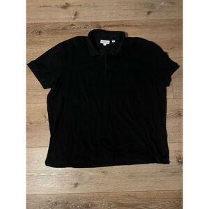 Lacoste Mens Black Short Sleeve Polo Size 3XL